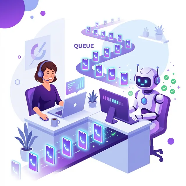 How To Reduce High Call Abandonment Rates with AI Voice Agents - Ringlyn AI voice agent blog