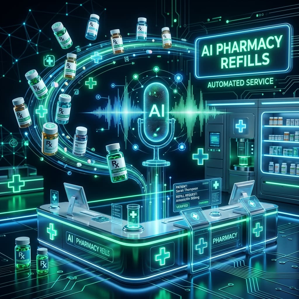 AI Receptionist for Pharmacies in 2026: Automate Prescription Refills, Outbound Notifications, and Patient Calls - Ringlyn AI voice agent blog