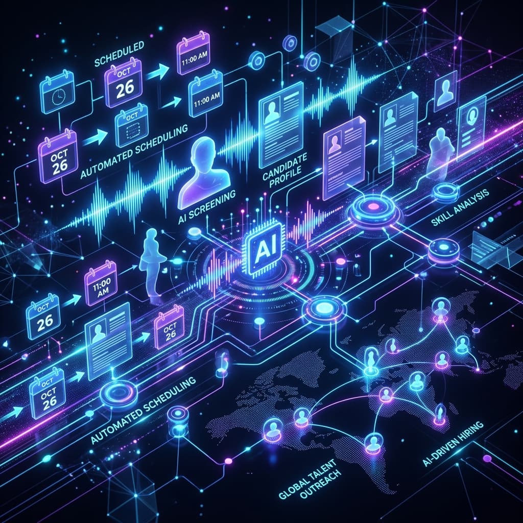AI Voice Agent for Recruiting in 2026: Screen Candidates, Book Interviews, and Automate Outreach at Scale - Ringlyn AI voice agent blog